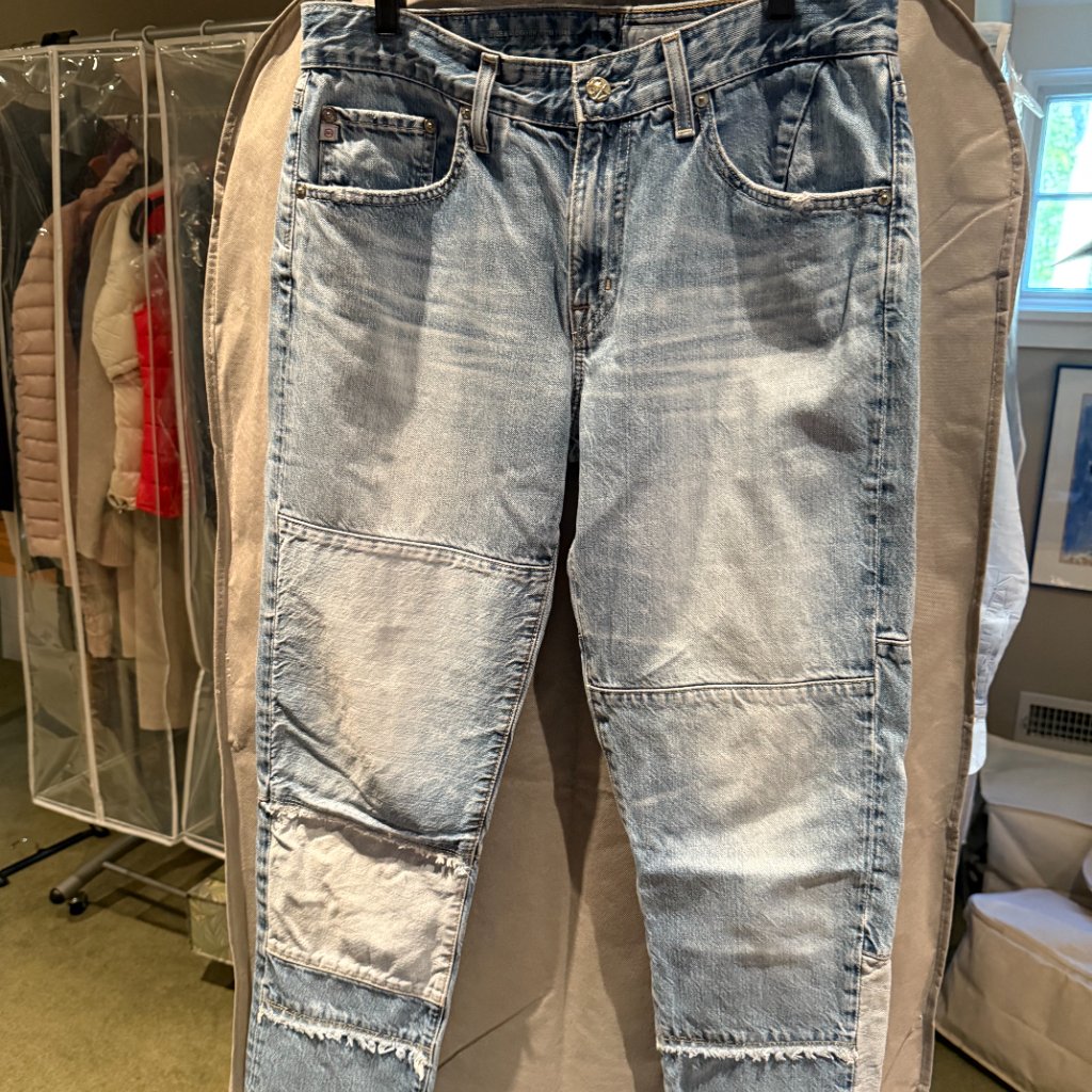 Women's Ag Patch Style "Boyfriend" Jeans.